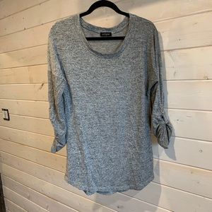 Eclipse | Grey Long Sleeve Top